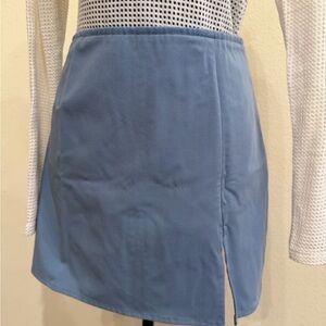 Sunday Best Sky Blue Mini Skirt